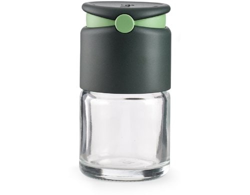 Lékué Gewürzstreuer Glas, Grau