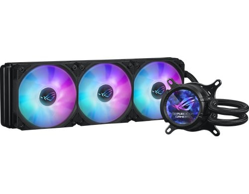 Asus ROG STRIX LC III 360 ARGB LCD BLK Liquid CPU Cooler, IPS  LCD, 3x120mm ARGB