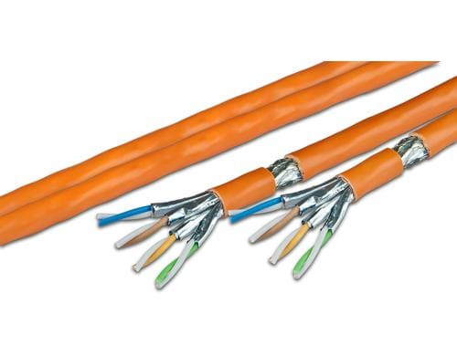 Wirewin Verlegekabel TWIN:S/FTP,500m,orange Cat.7, 2x4x2xAWG23, LSOH, 1000Mhz, 10Gbps