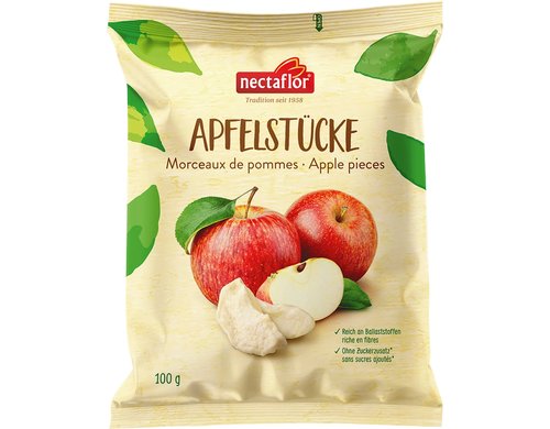 Nectaflor Apfelstücke 100g