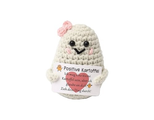 I Am Creativ Glücksbringer Positiv Potato mit Schlaufe