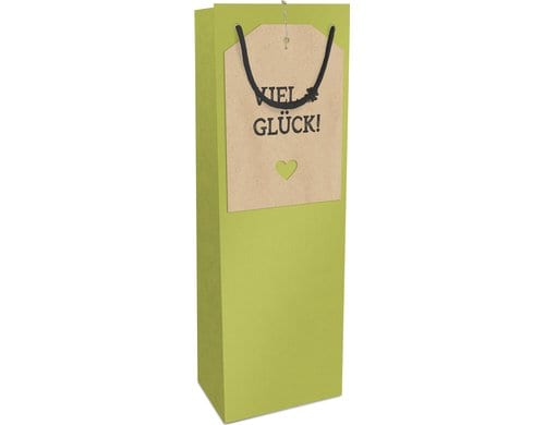 B+C Flaschentasche Viel Glück Grösse: 12 x 36 x 10 cm