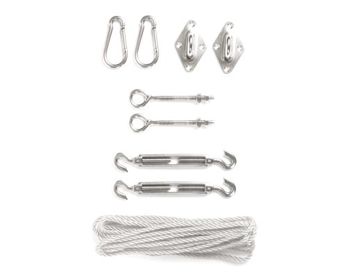 Befestigungskit für Sonnensegel Passend für alle Perel Sonnensegel