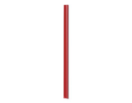 Durable Klemmschiene 3 mm rot, 50 Stück