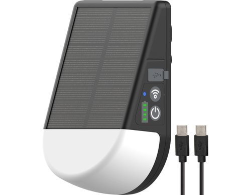 Brennenstuhl Akku Solar LED Outdoor Lampe KL300AS Kederadapter, 250lm, IP54, USB C