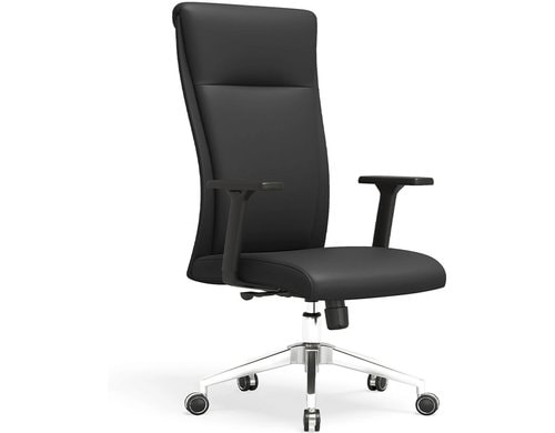 CONTINI Bürostuhl ComfortPro schwarz Kunstleder, mit Armlehnen