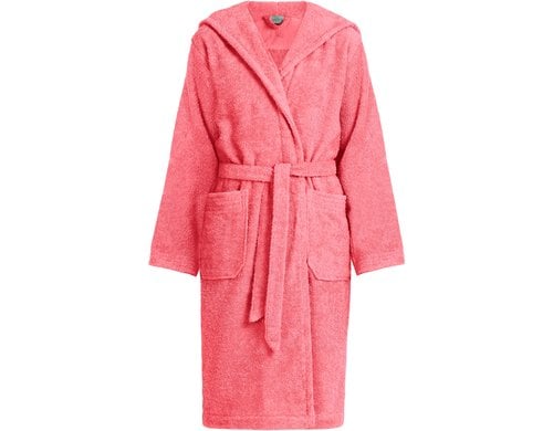 Möve Bademantel Superwuschel Kids Grösse 164, Farbe: Coral