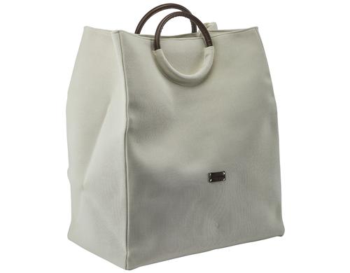 Aquanova Wäschekorb Jada, 85 L Elfenbein, 50x30x60 cm