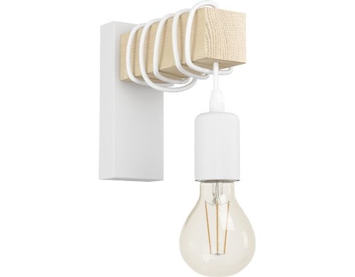 EGLO Wand-/Deckenleuchte TOWNSHEND weiss exkl. E27 1x10W