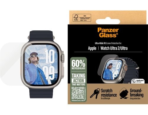 PanzerGlass Ultra Wide Fit für Apple Watch Ultra 2 23/24