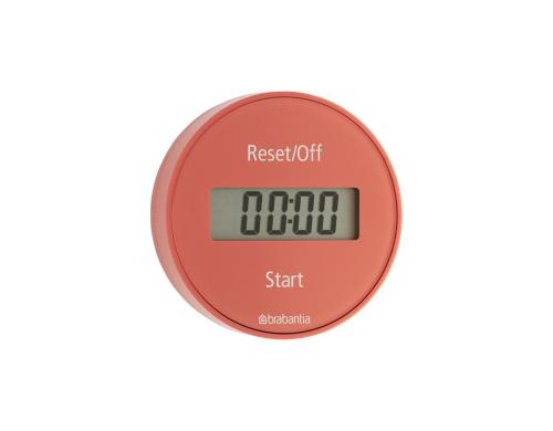 Brabantia Digitaler Küchentimer TASTY+ Terracotta Pink