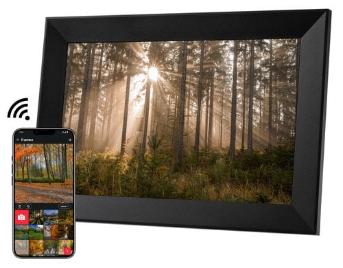 COCON Digitaler Bilderrahmen 10.1 schwarz 32GB, 800*1280IPS, 2.4GHzWifi, FRAMEO APP