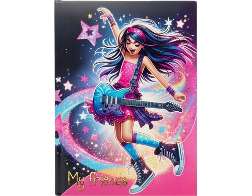 Goldbuch Freundebuch Star Melody 1 Stück, Grösse: A5, 88 Seiten Illustriert
