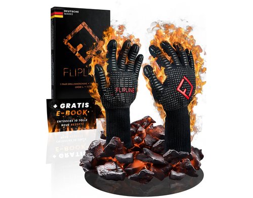 Flipline Grillhandschuhe L feuerfeste Handschuhe