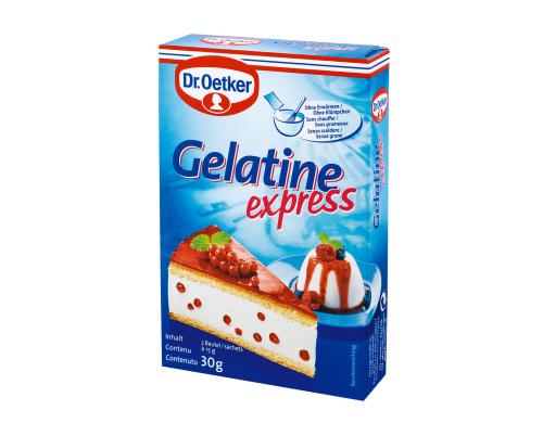 Gelatine express Produkt enthält zwei Packungen