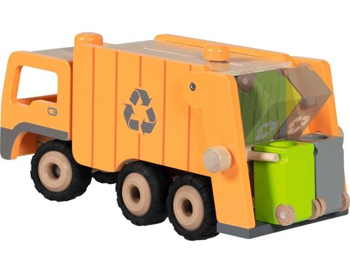 Grosser Müllwagen Eco mit 2 Mülltonnen