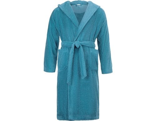 Möve Bademantel Superwuschel L 100% Baumwolle, Lagoon, Grösse: L