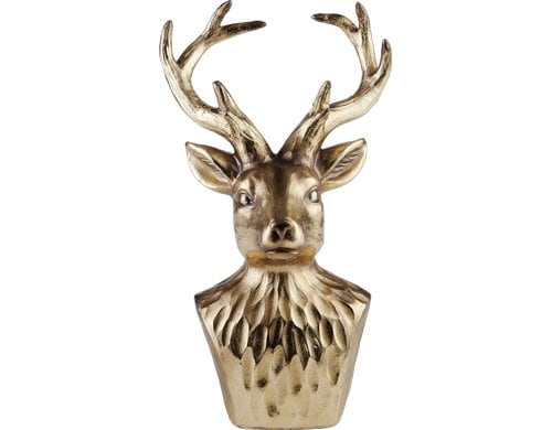 Eglo Aufsteller Hirsch Lamlash Polyresin, L 190, B 150, H 335, Gold