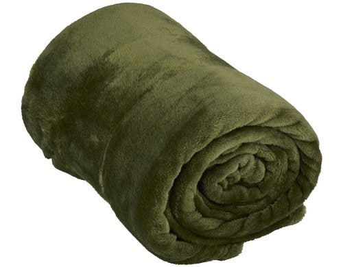 Arti Casa Wohndecke Flanell, 200x150 cm (LxB), Dunkelgrün