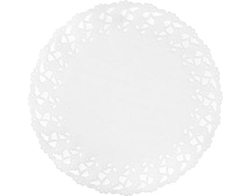 Duni Tortenspitzen Rund 23cm weiss D:23cm, 250 Stk.