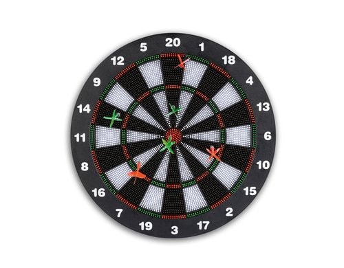 DoYourDart Dartscheibe mit 6 Pfeilen