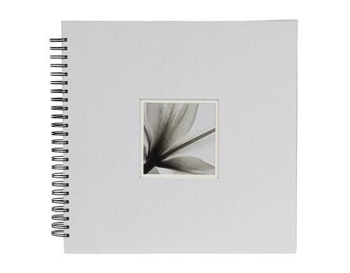 Dörr Spiralalbum Unitex Weiss 34 x 34 Bildfor 34 x 34 cm, 20 Blätter | 40 Seiten