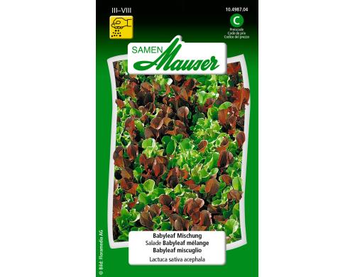 Babyleaf Mischung Lactuca sativa acephala