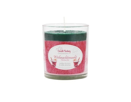 Candle Factory Party Light Weihnachtsm. Brenndauer 30h, H: 8.3 cm, D: 7.3 cm