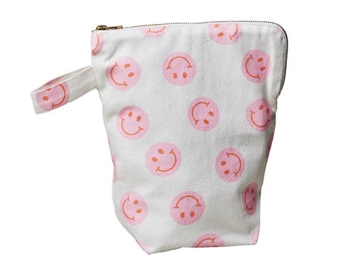 ChicMic Cotton Beutel-Smilies 22.5x26.5x10cm, 100% Bio Baumwolle