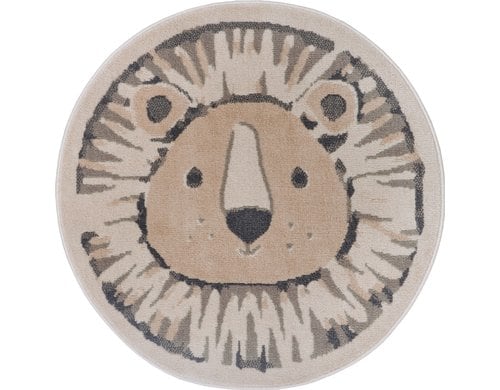 Hanse Home Kinderteppich Lion 100% Polypropylen, 140 cm, Creme/Beige