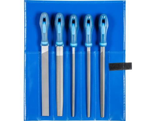 PFERD Werkstattfeilen-Set WR 5-tlg.Hieb 1 250mm, in Rolltasche