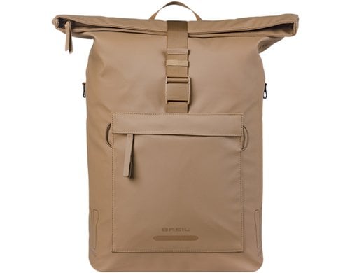 Basil Brooklyn MIK Hooks 17L, sandfarben Gepäckträgertasche