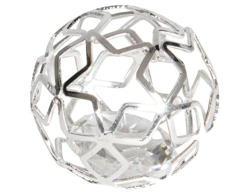 Ambiance Ball aus Sternen, Silber D: 2.8 cm