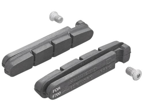 Shimano Bremsgummi R55C4 mit Befestigungsschrauben Paar Blister