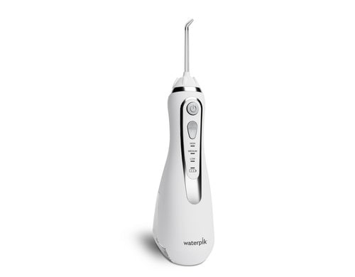 Waterpik Munddusche WP-580E weiss inkl. Ausätze, Reiseetui, Aufbewahrungsbox