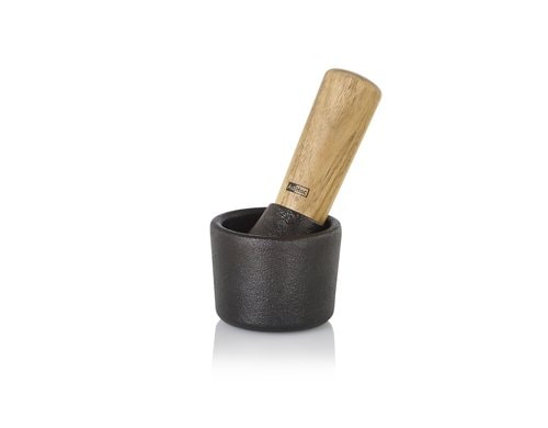 AdHoc Mörser CAMO MO11 Gusseisen/Akazie, Ø 6,5 cm x H 5 cm