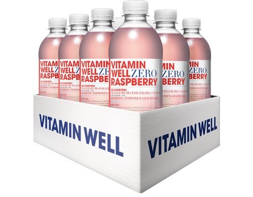 VITAMIN WELL Zero Raspberry 12x0.5L, zuckerfrei