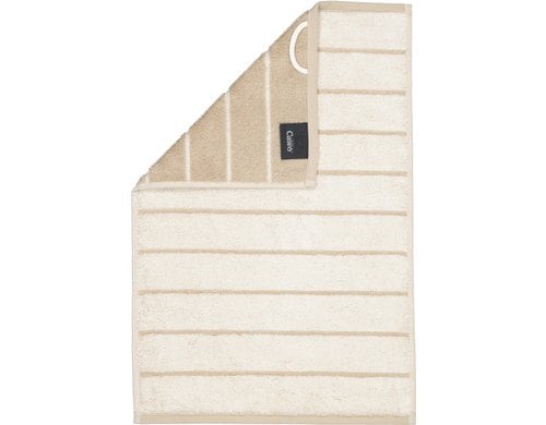 Cawö Gästetuch Balance Doubleface 100% Baumwolle, 30x50cm, Natur