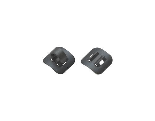 Jagwire STICK-ON GUIDES Hüllenführung ALU/plastik schwarz C-Clip 4 Stück