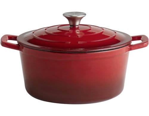 APS Bräter 5 STARS Ø 25 cm, H: 11,5 cm, 4 Liter, Rot