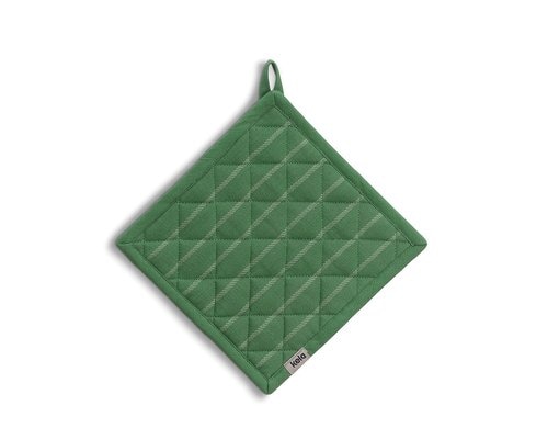 Kela Topflappen Cora Streifen 20 x 20 cm, Grün