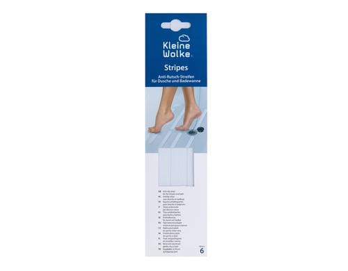 Kleine Wolke Antirutsch-Sticker Streifen 6 Stück, 25 x 1.8 cm