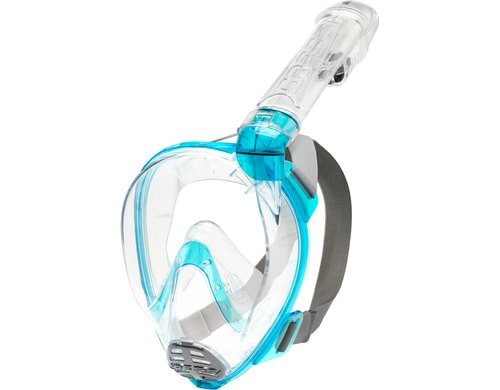 BARON JUNIOR FULL FACE MASK CLEAR/AQUAMARINE XS