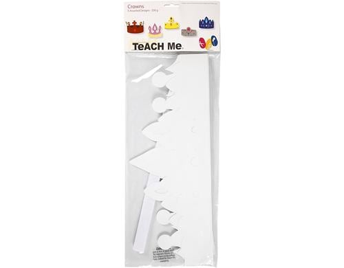 Creativ Company Kronen aus Pappe 5 Stück, mit Klettband