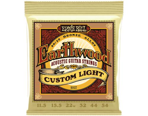 Ernie Ball 2007 Earthwood Bronze Akustik Saitensatz, Custom Light 11,5-54
