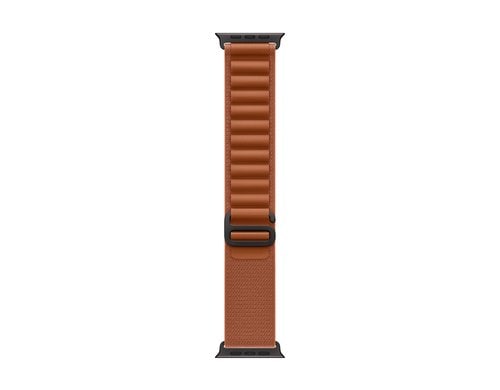 Apple AlpineLoop Black Titanium Finish 49mm, Terra Cotta, Small