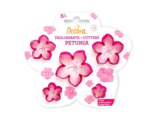 Decora Ausstechform Petunia Set 5 Stk