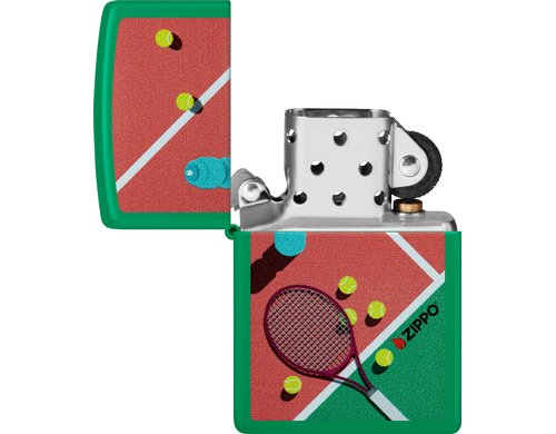 48629 Tennis Design Zippo Tennis