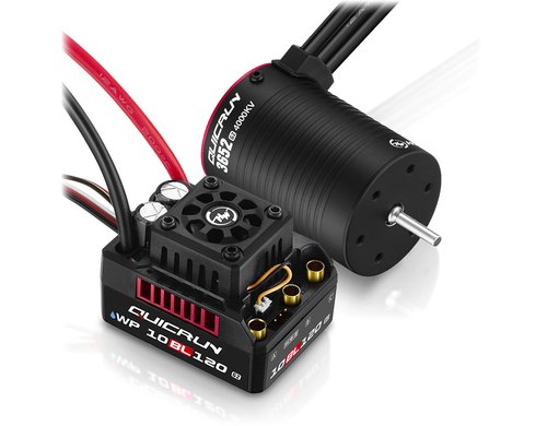 Hobbywing Combo WP10BL120G2 mit 3652SL-4000KV-G2
