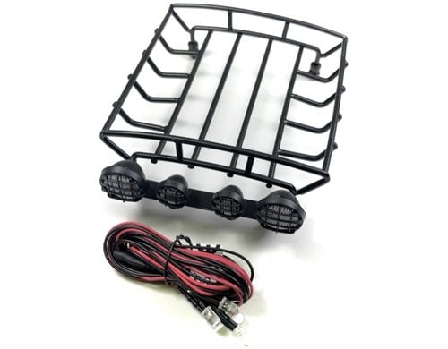 Absima 1:10 Metal Dachträger inkl. LED Set 130mm